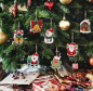 Preview: Diamond Painting Nikolaus Weihnachtsbaumdekoration